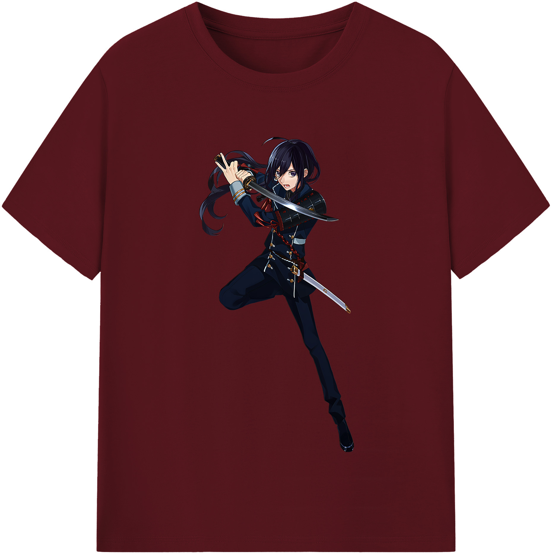 （画像用） 刀剣乱舞 Touken Ranbu 綿100％半袖Tシャツ（フロントプリント）